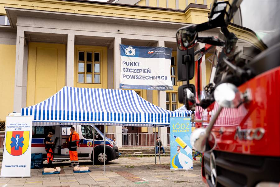 Rodzinny piknik pod hasłem: Łódź się szczepi 