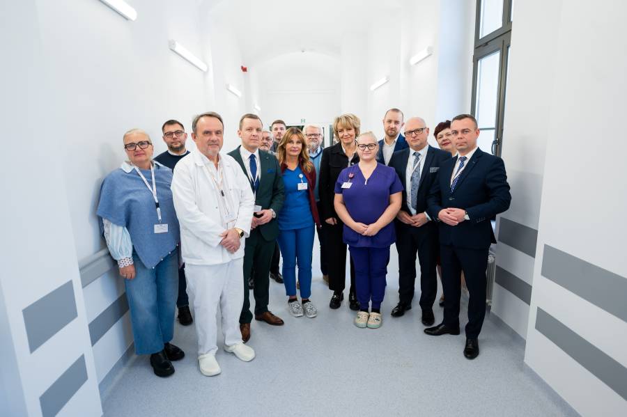 Media o zakończeniu II etapu modernizacji oddziałów neurologii i rehabilitacji neurologicznej. 