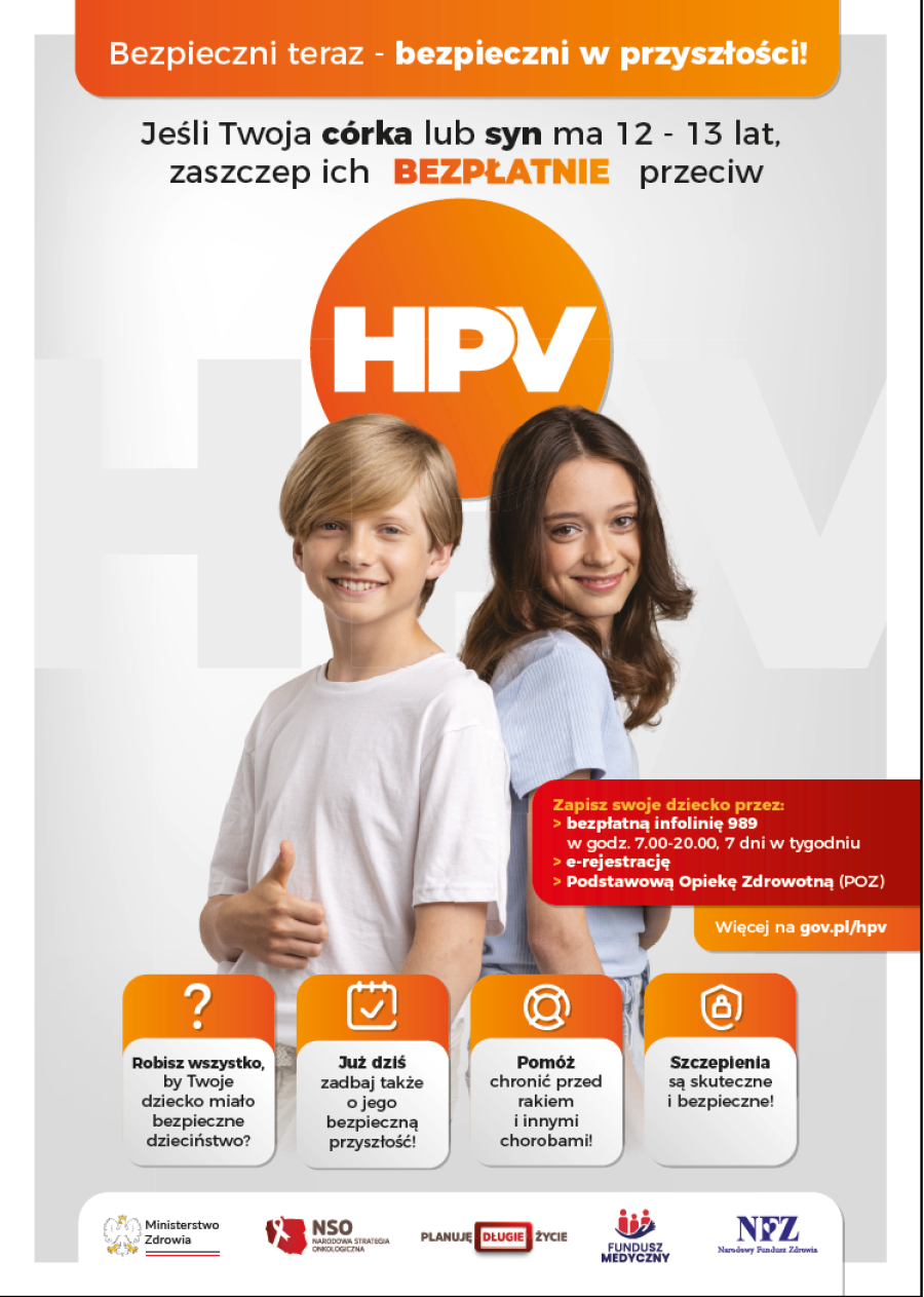 Zaczynamy szczepienia HPV 