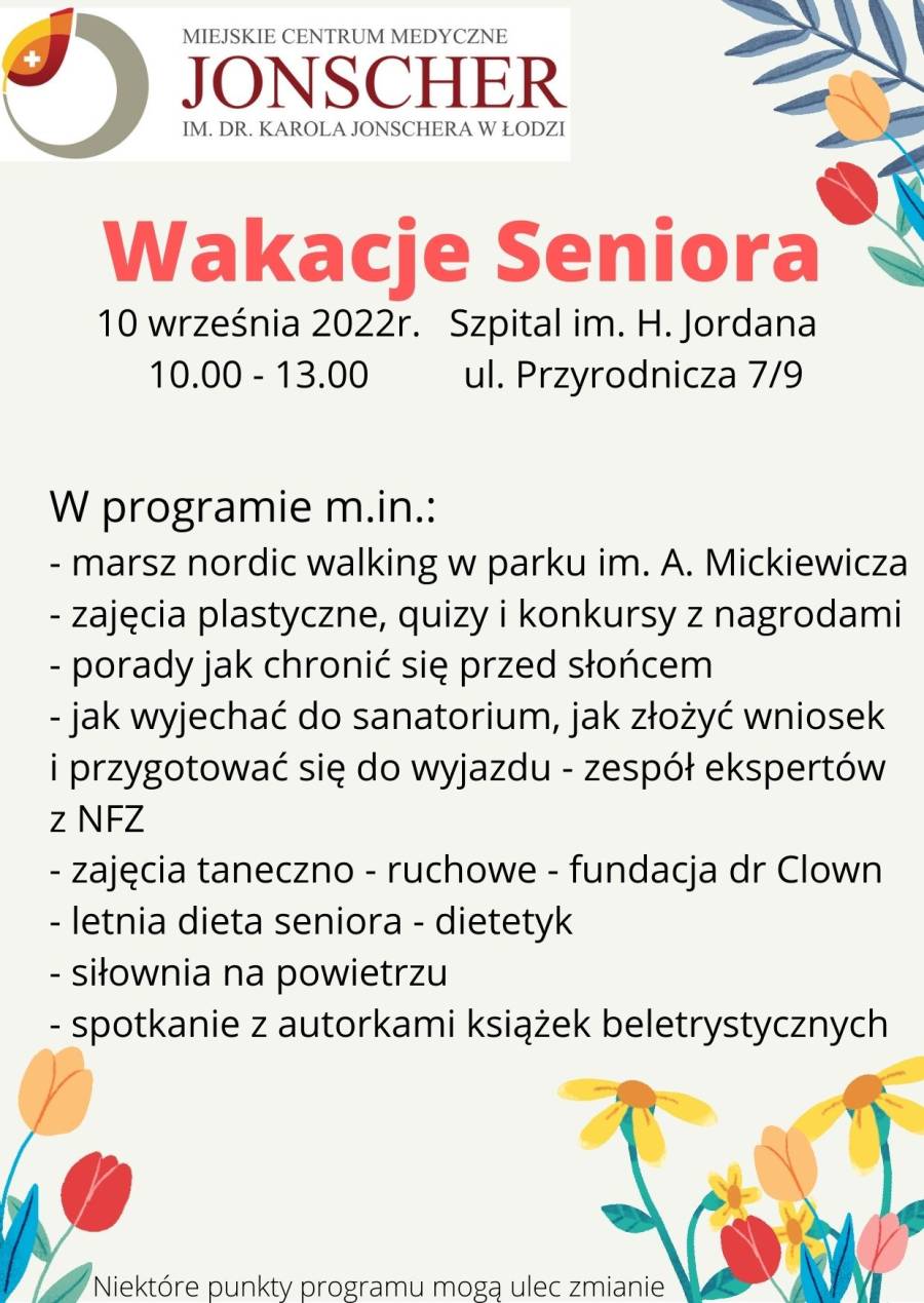 Wakacje Seniora Wrzesień 