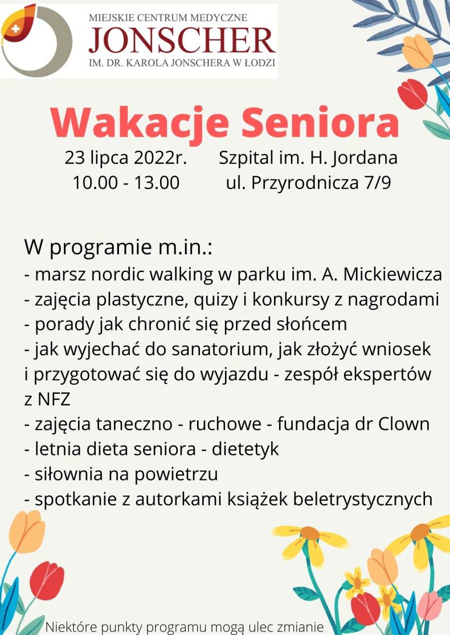 Aktywne wakacje seniora 