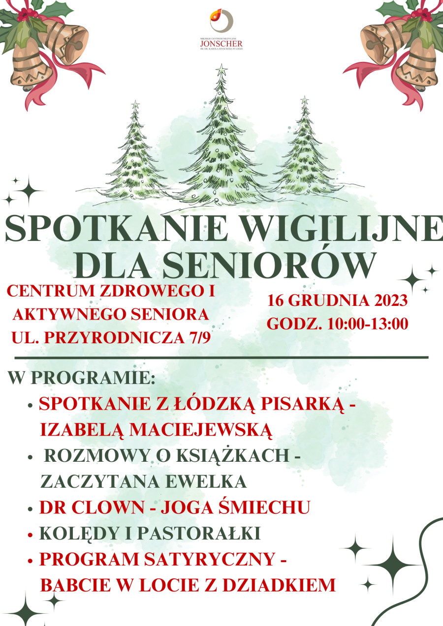 Spotkanie Wigilijne Dla Seniorów 